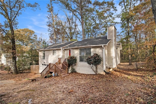 view of front of home