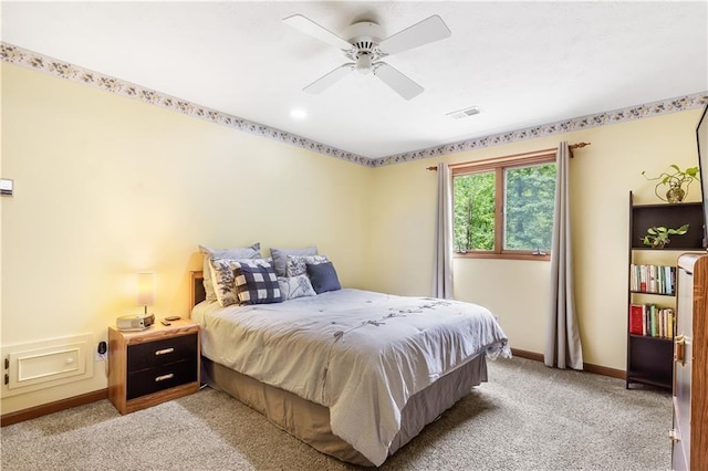 599 Palmer Ct SE, Conyers, GA 30094 - carpeted bedroom with ceiling fan