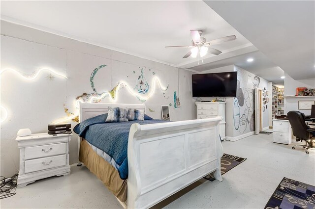 599 Palmer Ct SE, Conyers, GA 30094 - bedroom featuring ceiling fan