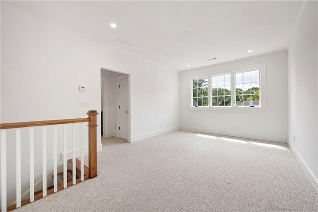 1830 Maple St, Carrollton, GA 30117 - unfurnished room featuring light colored carpet, recessed lighting, and baseboards