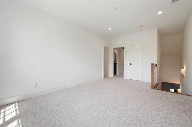 1830 Maple St, Carrollton, GA 30117 - empty room with carpet floors, baseboards, and recessed lighting