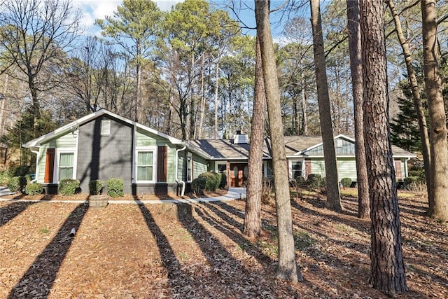 view of ranch-style house