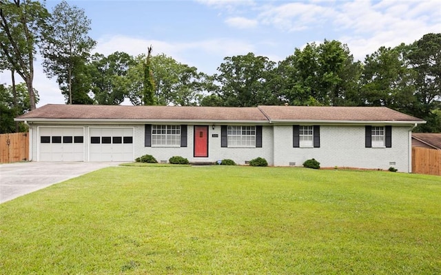 2103 Blue Creek Ct, Conley, GA 30288 - single story home featuring a garage, driveway, and brick siding
