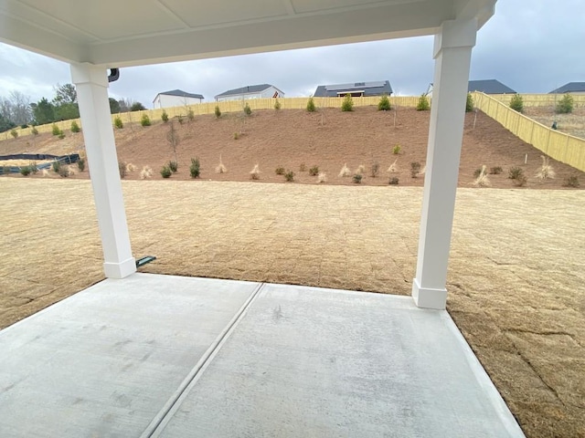 view of patio / terrace with a fenced backyard