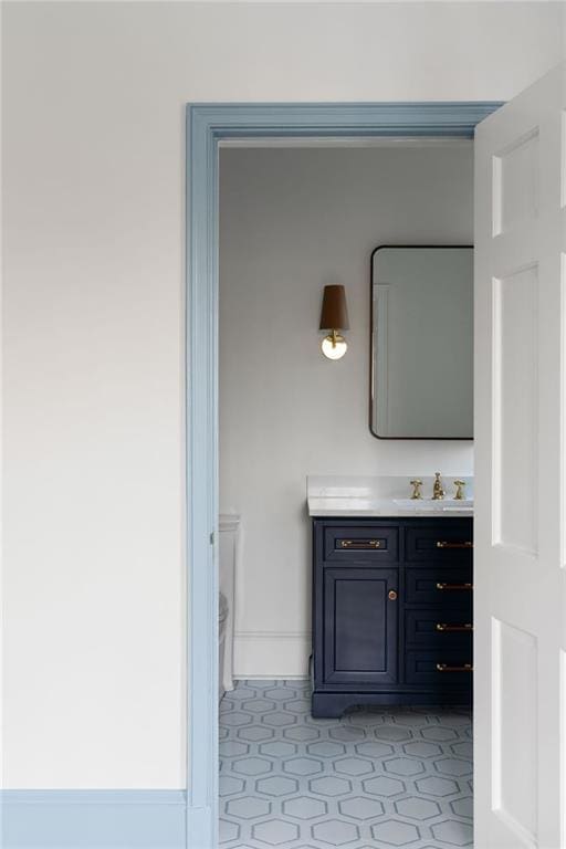 3051 Habersham Rd NW, Atlanta, GA 30305 - bathroom with toilet and vanity