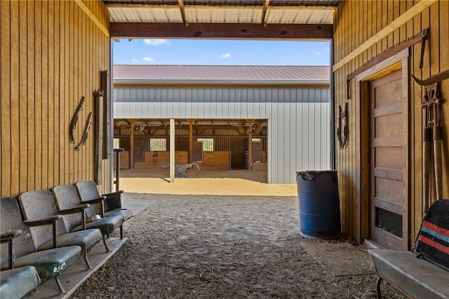 view of stable