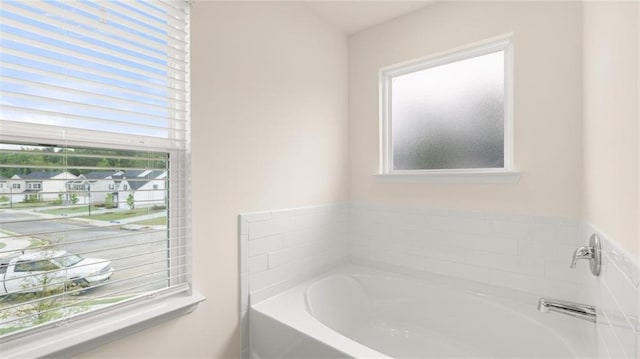 bathroom featuring a bathtub