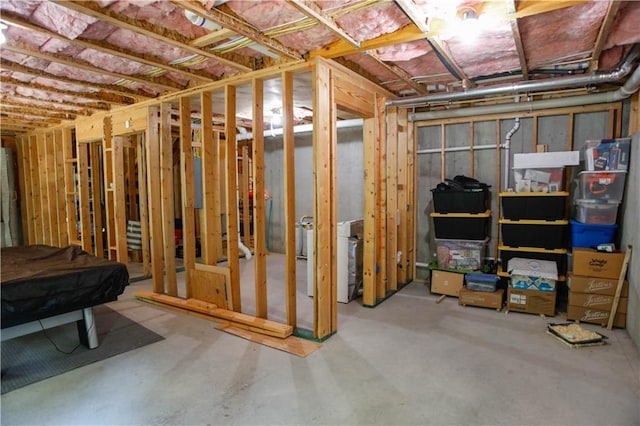 6892 Big Sky Dr, Flowery Branch, GA 30542 - view of unfinished basement