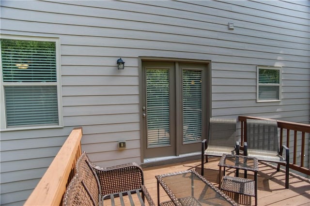 6892 Big Sky Dr, Flowery Branch, GA 30542 - view of wooden terrace
