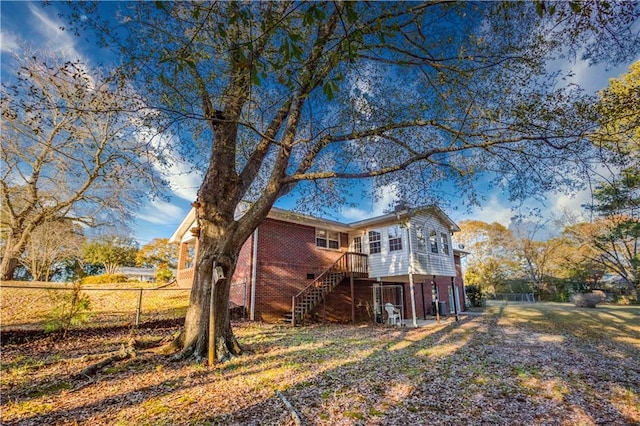 view of rear view of house