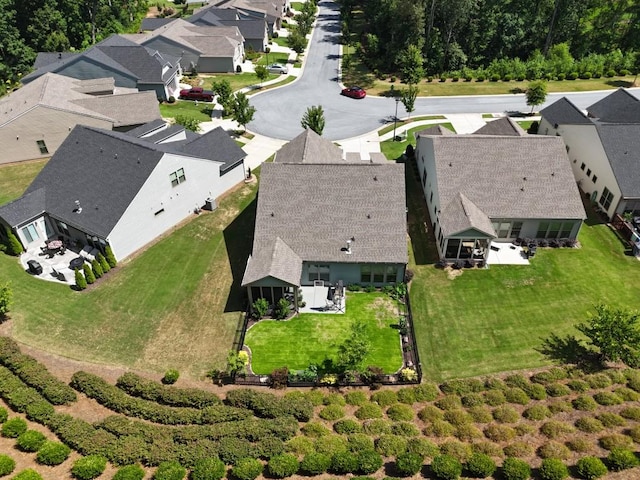 birds eye view of property featuring a residential view