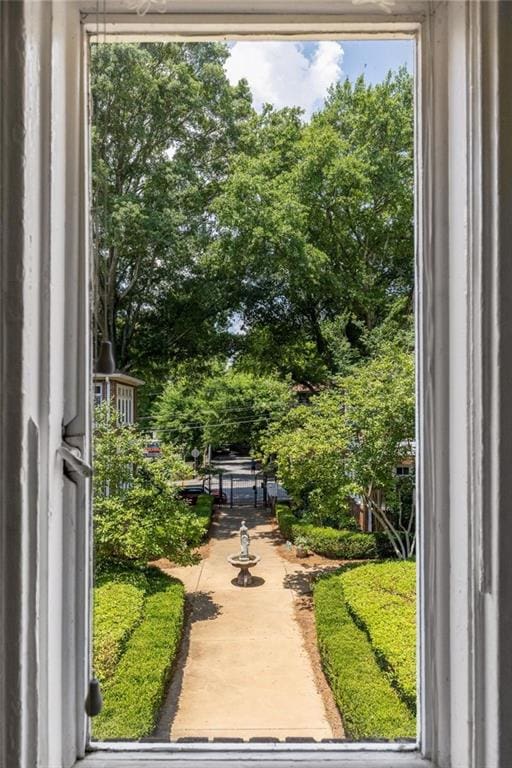 737 Barnett St NE Unit B6, Atlanta, GA 30306 - doorway featuring view of scattered trees