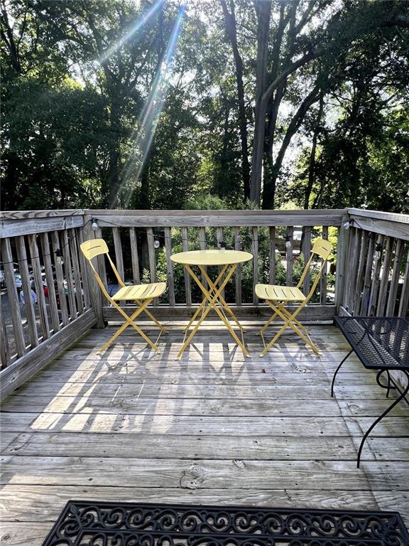 737 Barnett St NE Unit B6, Atlanta, GA 30306 - view of wooden terrace
