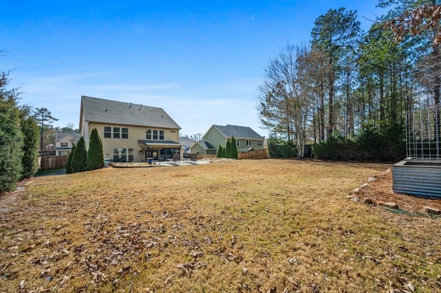 view of yard featuring a patio area