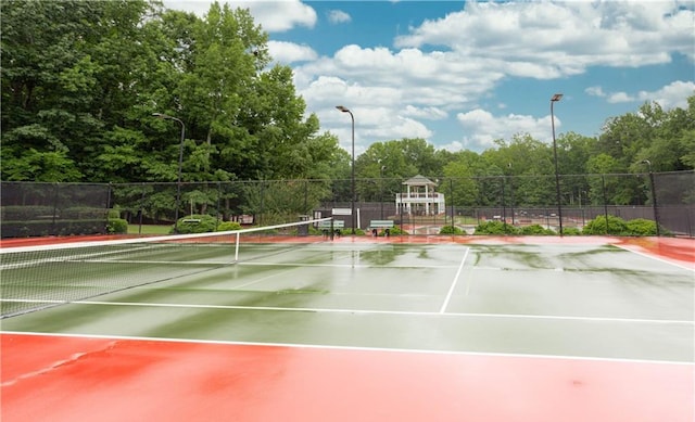 view of sport court