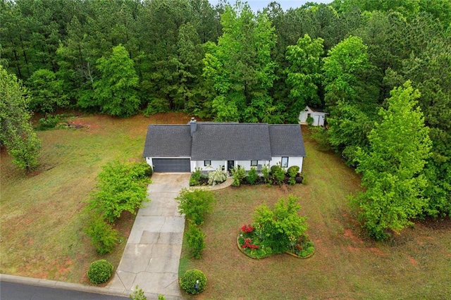 415 Southridge Rd, Winder, GA 30680 - view from above of property with a forest
