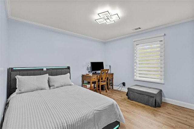 415 Southridge Rd, Winder, GA 30680 - bedroom with crown molding and wood finished floors