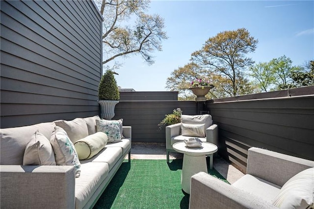 1821 Huntington Hills Ln NW, Atlanta, GA 30309 - view of patio featuring outdoor lounge area