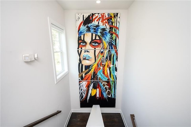 1821 Huntington Hills Ln NW, Atlanta, GA 30309 - detailed view of baseboards, wood finished floors, and recessed lighting