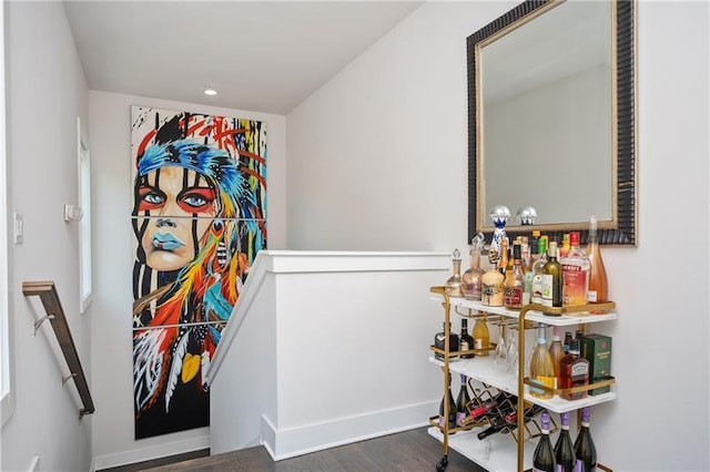 1821 Huntington Hills Ln NW, Atlanta, GA 30309 - interior space with wood finished floors, recessed lighting, and baseboards