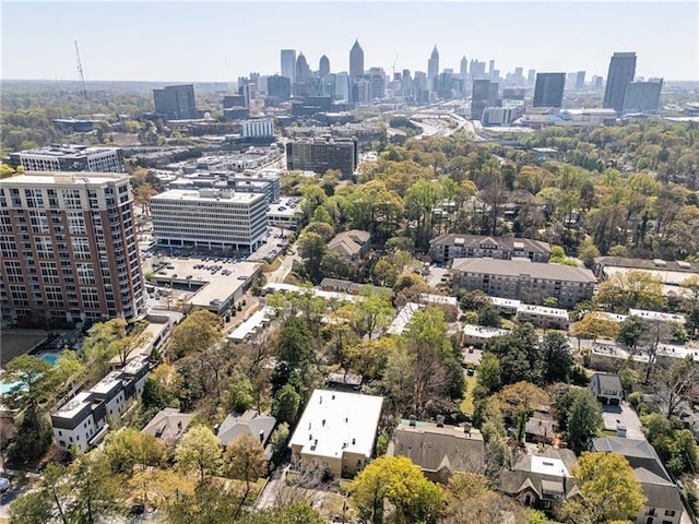 1821 Huntington Hills Ln NW, Atlanta, GA 30309 - aerial view of city skyline