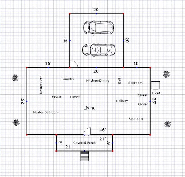 44 Powell Rd NW, Adairsville, GA 30103 - room layout