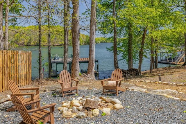3868 Jack Wilson Rd, Gainesville, GA 30506 - view of patio with a water view