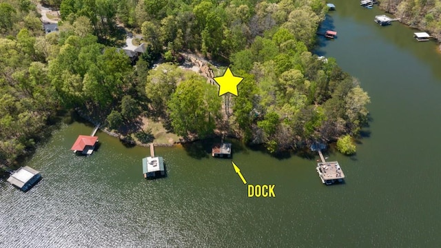 view of property location featuring a large body of water