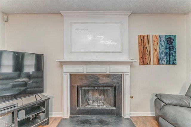 3623 Thurleston Ct SW, Marietta, GA 30008 - detailed view of a high end fireplace and wood finished floors