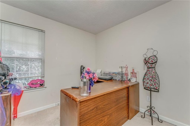 3623 Thurleston Ct SW, Marietta, GA 30008 - office space featuring light colored carpet and a textured ceiling