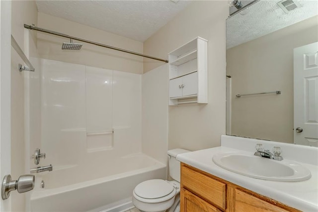 3623 Thurleston Ct SW, Marietta, GA 30008 - full bath with vanity, a textured ceiling, and bathing tub / shower combination