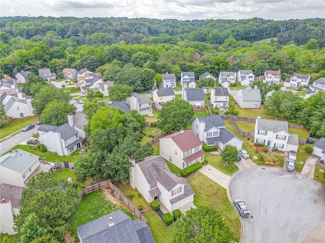 3623 Thurleston Ct SW, Marietta, GA 30008 - aerial view of residential area with a heavily wooded area