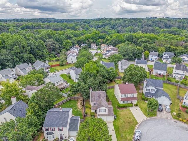 3623 Thurleston Ct SW, Marietta, GA 30008 - aerial perspective of suburban area with a heavily wooded area