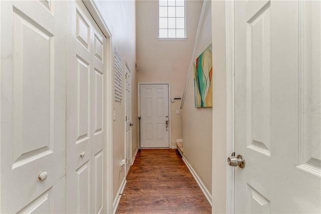 3623 Thurleston Ct SW, Marietta, GA 30008 - entryway with dark wood finished floors and baseboards