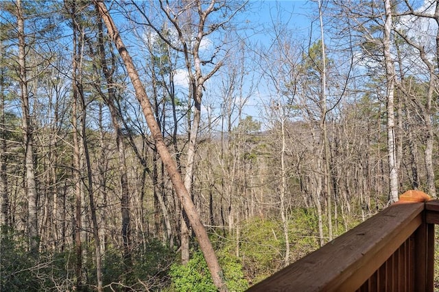 exterior space with a view of trees
