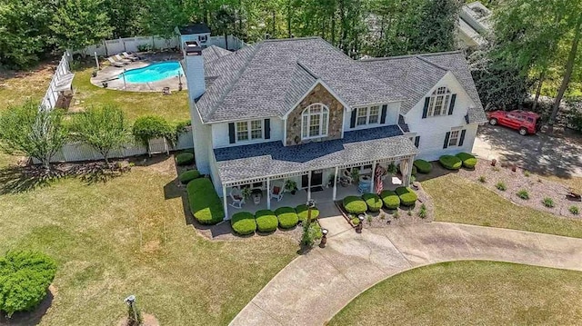 12 Blackfoot Trl, Sharpsburg, GA 30277 - view of front of house with a chimney