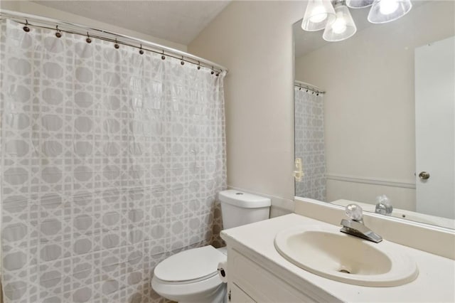 136 Pine St, Covington, GA 30014 - bathroom with vanity and a shower with curtain