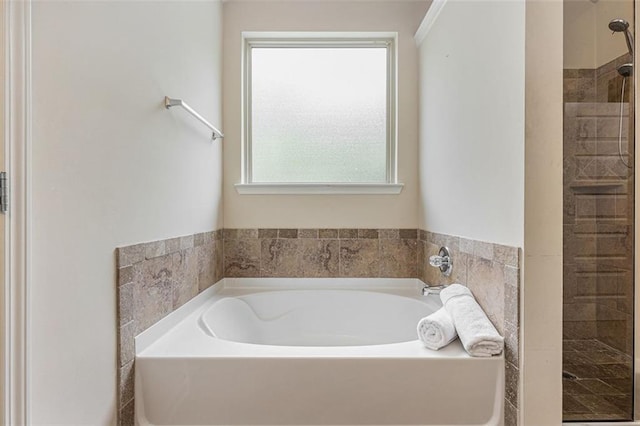 2149 Apple Orchard Way, Austell, GA 30168 - full bathroom featuring a stall shower and a garden tub