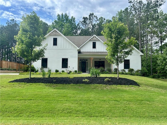 3445 Henderson Dr, Cumming, GA 30041 - modern farmhouse style home with board and batten siding