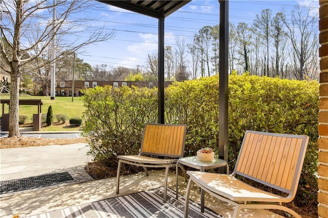 view of patio