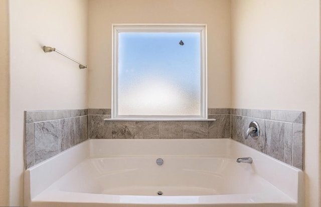 bathroom with a bathing tub