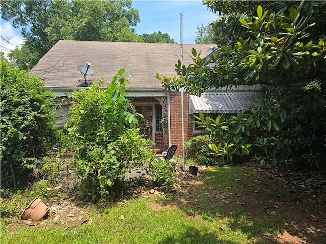 1526 Snapfinger Rd, Decatur, GA 30032 - rear view of property featuring brick siding and a shingled roof