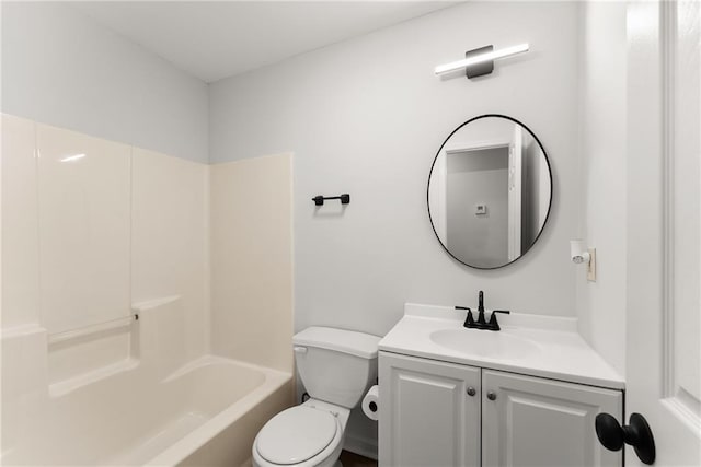 60 Weeping Willow Ln, Dawsonville, GA 30534 - bathroom with toilet, vanity, and shower / bathtub combination