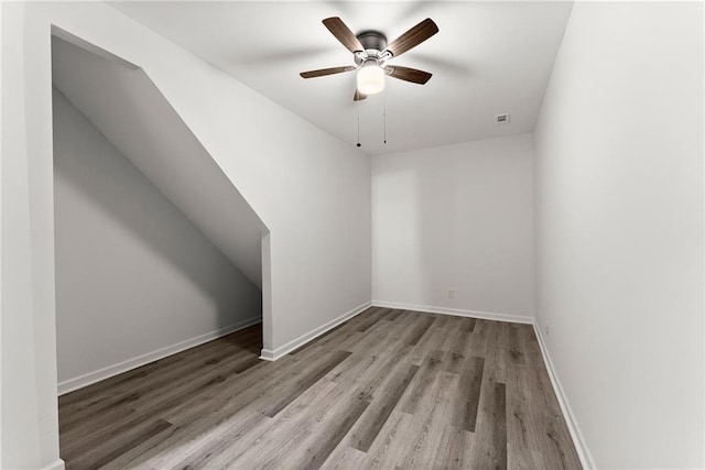 60 Weeping Willow Ln, Dawsonville, GA 30534 - bonus room with wood finished floors, ceiling fan, and baseboards