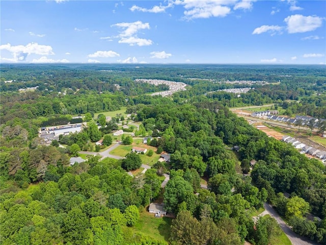 60 Weeping Willow Ln, Dawsonville, GA 30534 - bird's eye view of a heavily wooded area