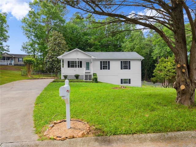 60 Weeping Willow Ln, Dawsonville, GA 30534 - view of front of home featuring driveway and a porch