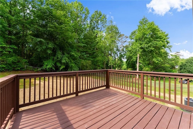 60 Weeping Willow Ln, Dawsonville, GA 30534 - wooden deck featuring a lawn