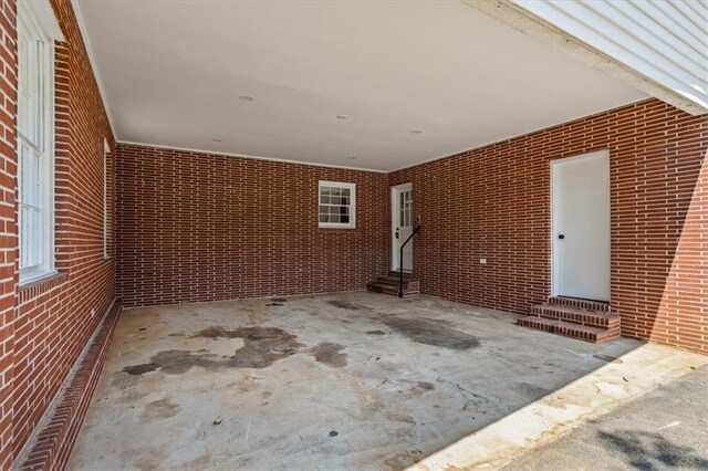 unfurnished room featuring ceiling fan and dark hardwood / wood-style floors