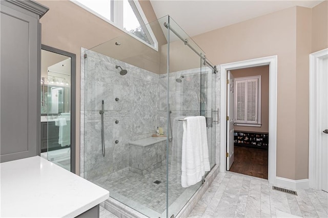 176 Nightwind Trce, Acworth, GA 30101 - bathroom with a stall shower