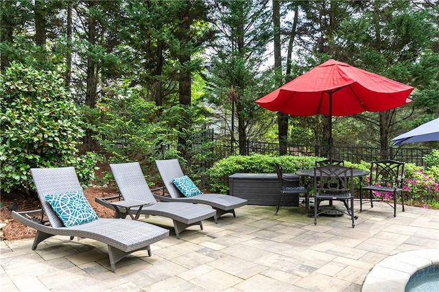 176 Nightwind Trce, Acworth, GA 30101 - view of patio / terrace with outdoor dining area